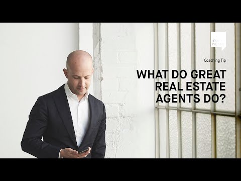 Coaching Tip - What do great real estate agents do?