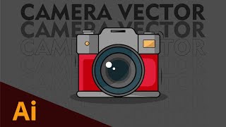 Adobe illustrator : Create easy Vector Camera | Seemant Kumar