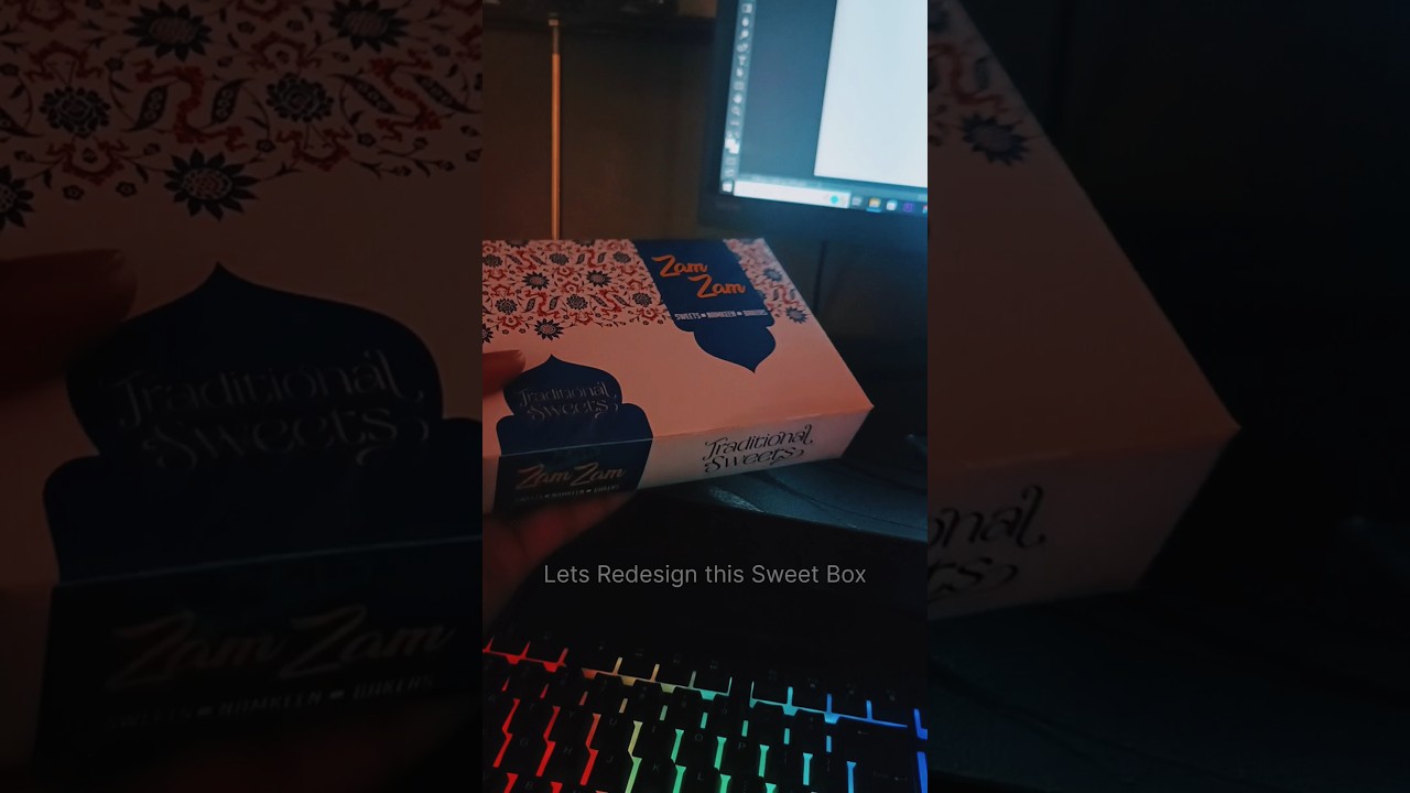 Sweet Box  packaging design 🔥🔥#shorts #youtube #viral #music