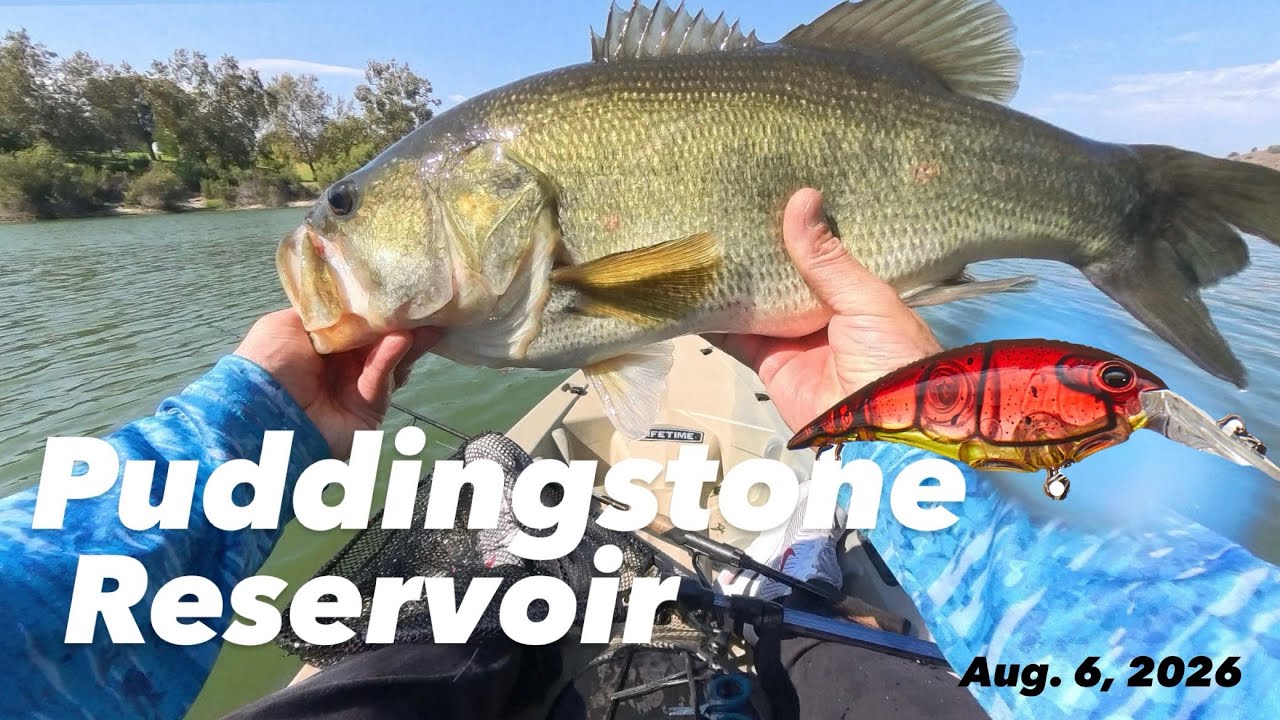 Puddingstone Reservoir Kayak Bass Fishing