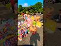 balon kucing pink dan macan loreng