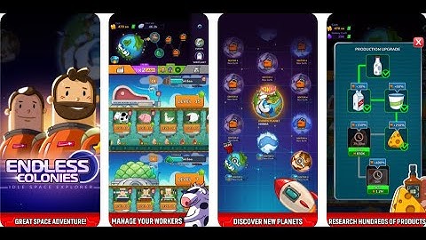 Endless Colonies: Idle Tycoon - Gameplay IOS
