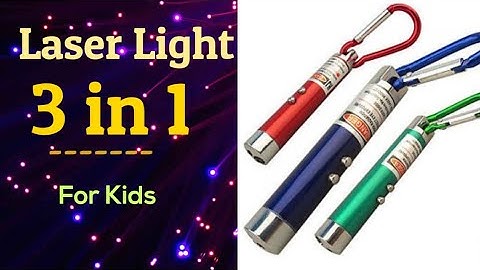 3 in 1- LED Color Light + Torch Keychain + Laser Pointer / Link is in Description Box