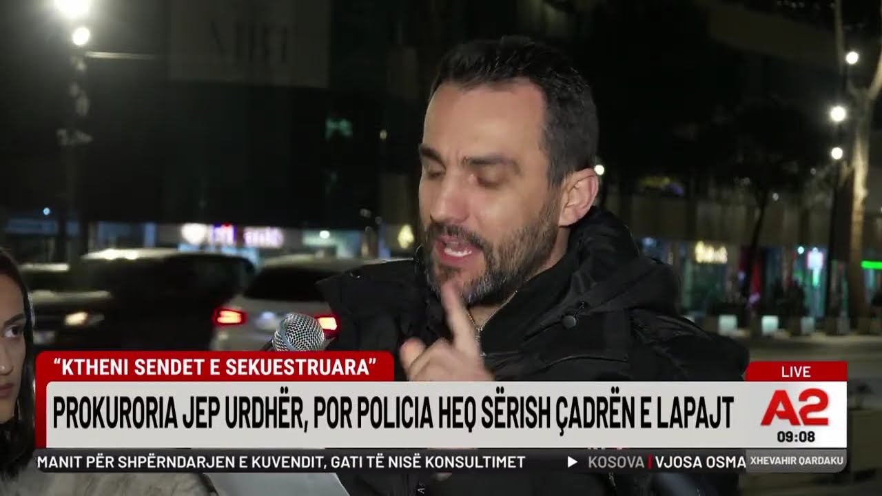 “Ktheni sendet e sekuestruara!” Prokuroria jep urdhër, por policia heq sërish çadrën e Lapajt