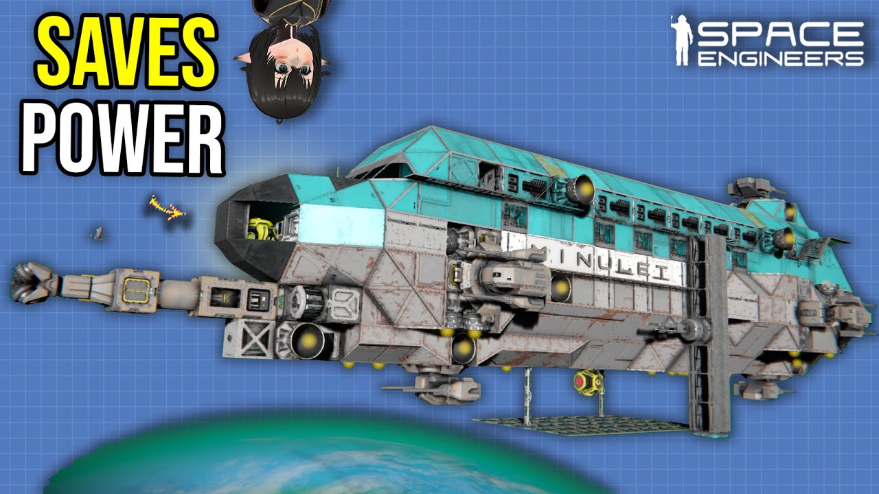 This Simple Trick Saves A Lot of Ship Power Usage, Space Engineers ...