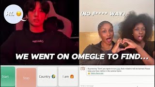 WE WENT ON OMEGLE FOR THE FIRST TIME!! (WTF...)