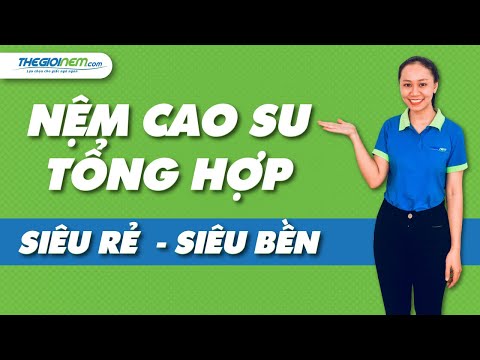 Video: Nệm ghế cao su tổng hợp có mùi không?