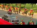 الملك محمد السادس نصره الله يستقبل الرئيس الفرنسي ماكرون بالقصر الملكي في الرباط سلا 