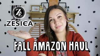 ZESICA FALL AMAZON CLOTHING HAUL + TRY ON | Mid Size Fashion