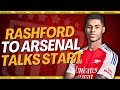 Marcus rashford to arsenal talks