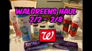 WALGREENS HAUL 2/2 - 2/8 | ALMOST FREE BODY WASH, 25¢ TRESEMME & MORE!