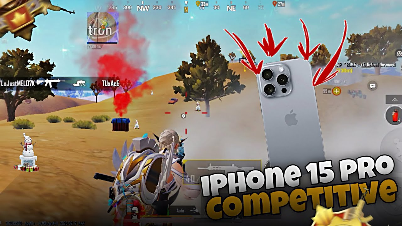iPhone 15 pro max competitive match | scrims,custom,paid match highlights | esports players Jerry