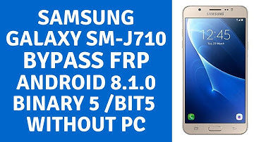 J710F U5 FRP Android 8.1.0 Bypass Done 100%
