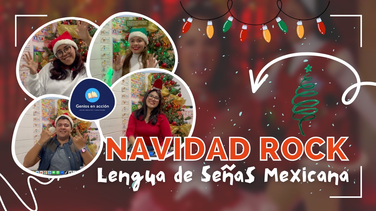 Navidad Rock (Tatiana) | Lengua de Señas Mexicana | Navidad en #lsm ...