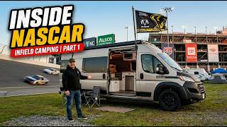 Vanlife in the Infield of Charlotte Motor Speedway 