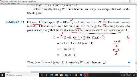 Calicut University - Sem 1 - Core Mathematics - Congruence - Part 14.