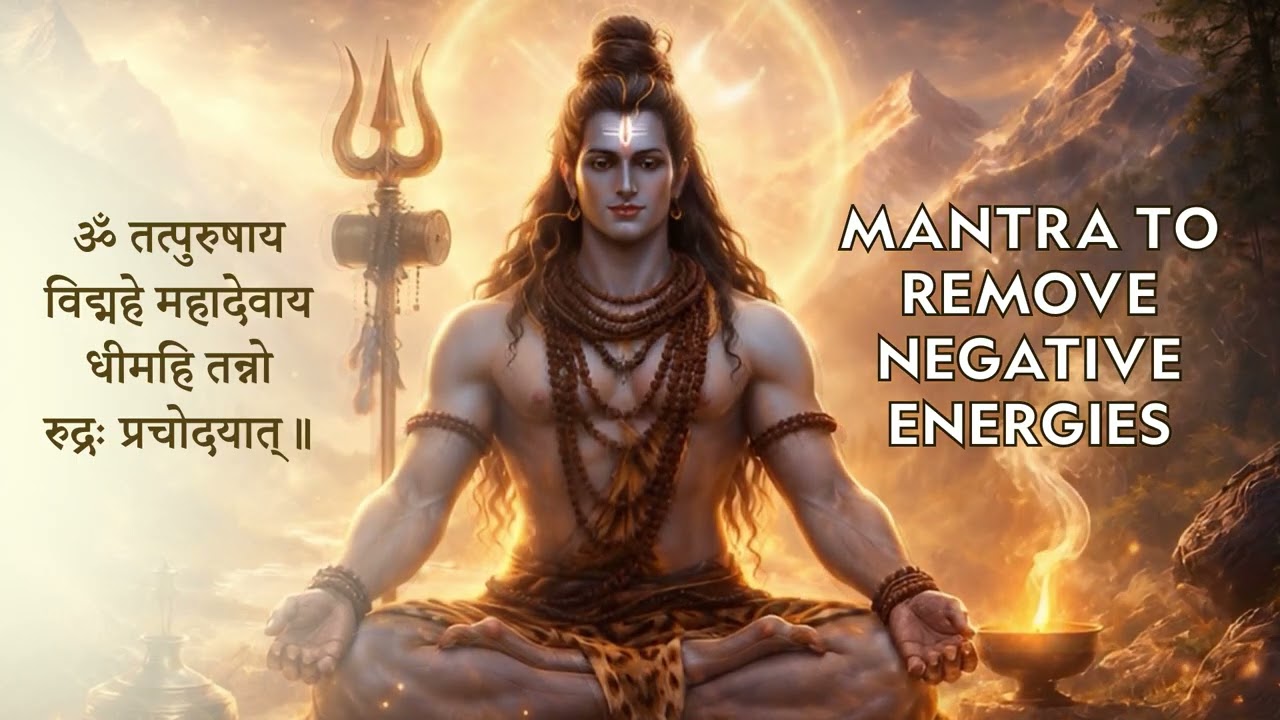 Om Tatpurushaya Vidmahe Mahadevaya Dhimahi | Powerful Shiva Mantra 🕉️