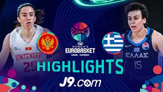 Montenegro 🇲🇪 vs Greece 🇬🇷 | J9 Highlights