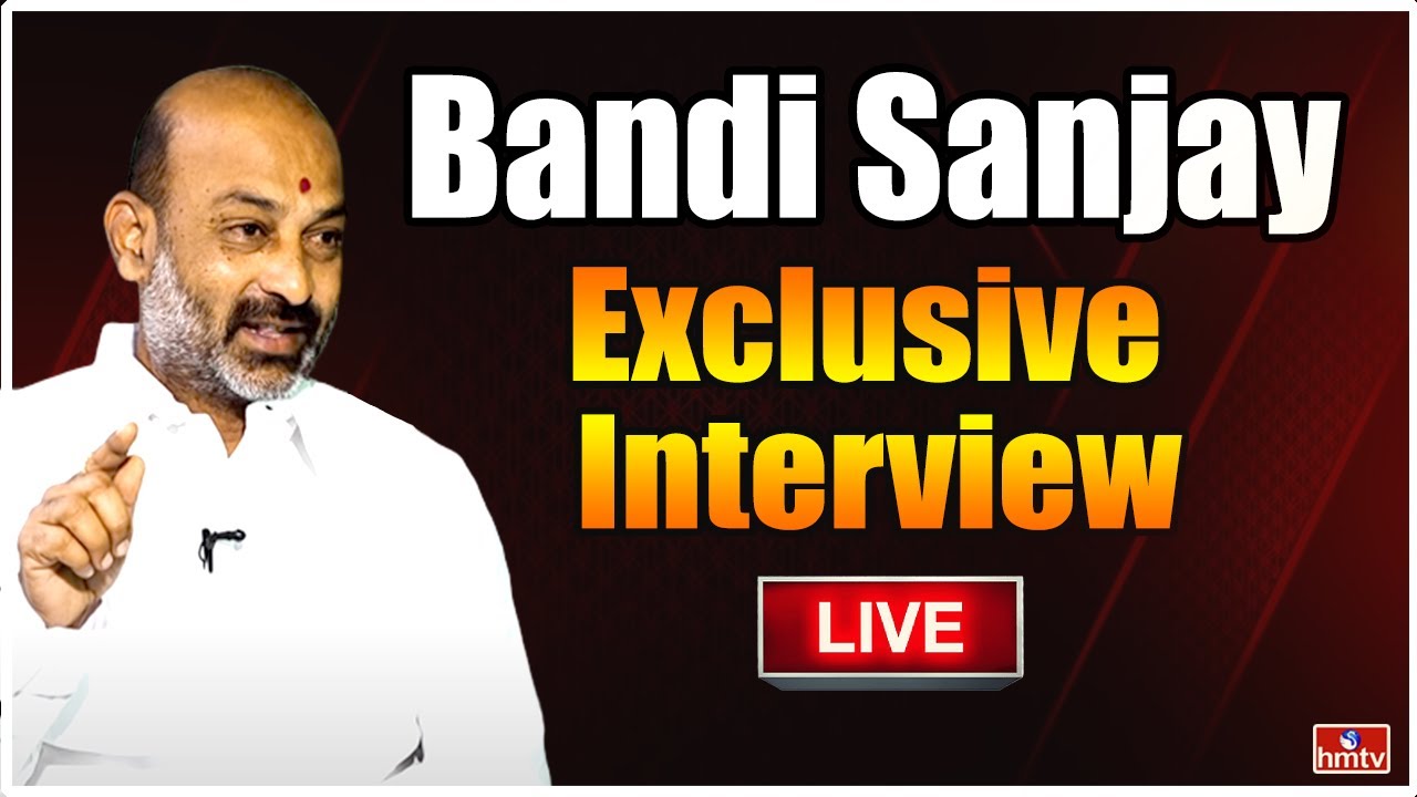 LIVE | BJP MP Bandi Sanjay Sensational Interview | hmtv