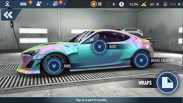 Need For Speed - No Limits - Toyota 86 Customizations