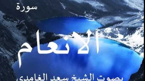 سورة الانعام بصوت الشيخ/ سعد الغامدي 6