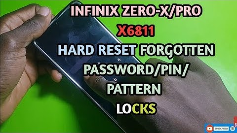 Infinix Zero X /Pro X6811 Hard Reset Forgotten Password/Pin/ Pattern Locks
