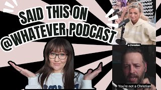 Nala Ray and Andrew Wilson Whatever Podcast battle of believers? Wealth