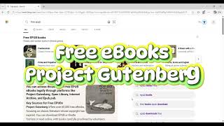 How to Download FREE eBooks | Project Gutenberg Tutorial
