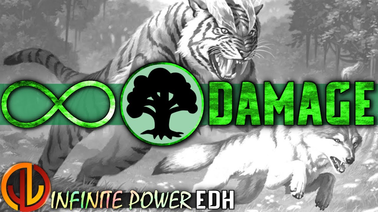 Green Infinite Damage EDH [3 MTG Commander Combos Explained] YouTube