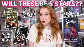 reading anticipated releases... and trying not to dnf them...😭 5 star predictions reading vlog