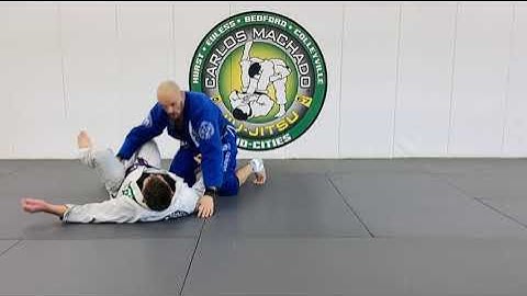 Leg Lasso Guard Scissor Sweep from Collar and Sleeve Guard by Greg Hamilton BJJ