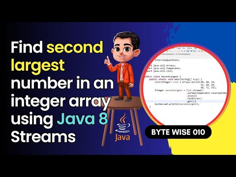 How to find second largest number in an array using Java 8?