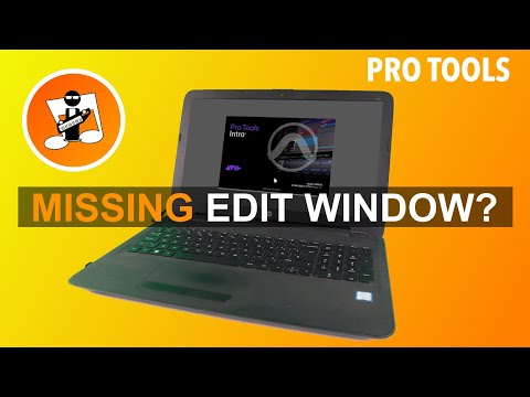 How to open the Edit Window in Pro Tools