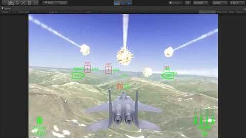 Unity3D Fighter Complete Template: F15 Test