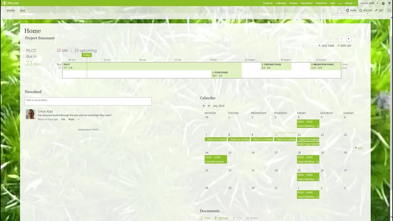 Project and Sharepoint - YouTube