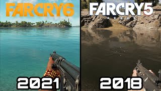 Far Cry 6 vs Far Cry 5 | Graphics \& Details Comparison - PC Ultra Settings