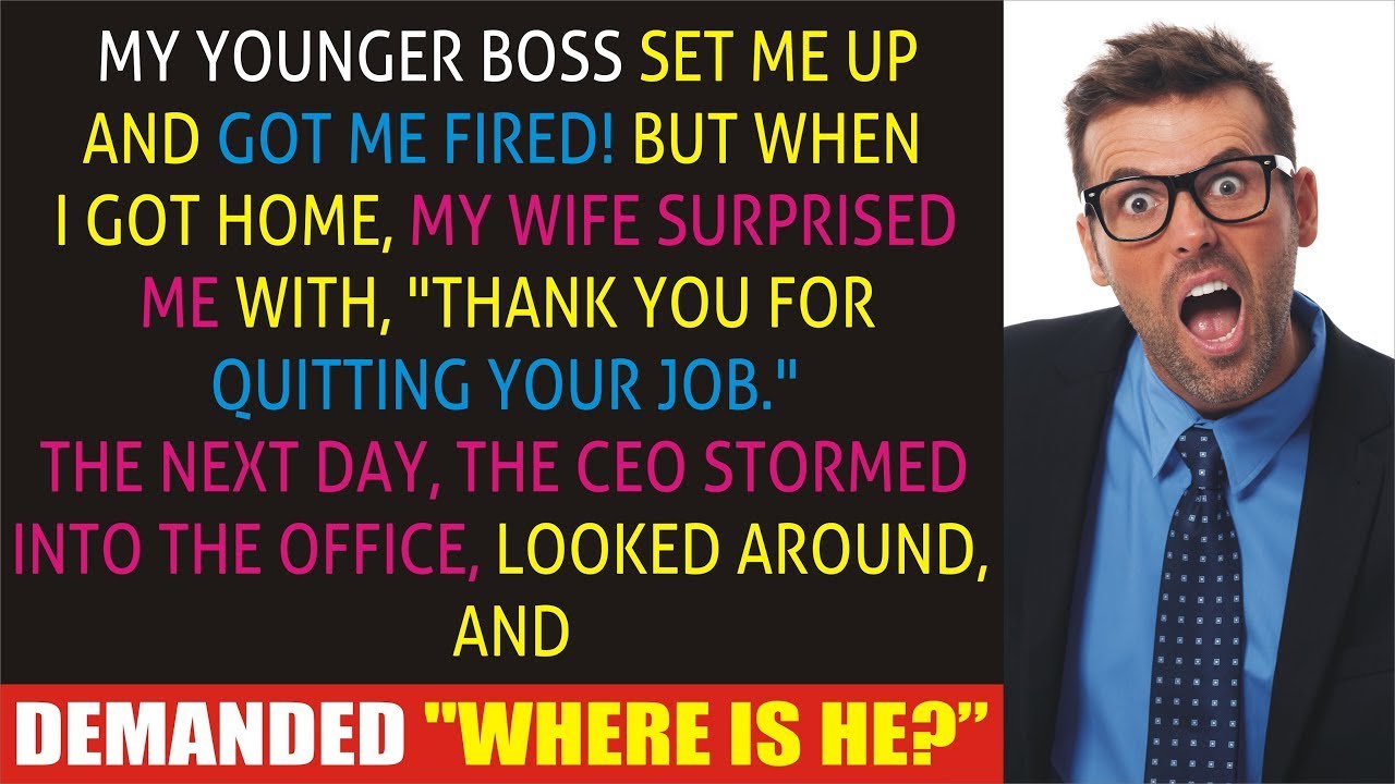 "My Younger Boss Tricked Me, So I Said, 'Thank You for Quitting the Job