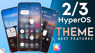 New HyperOS 3 and 2 : Active iOS 26 Control Center and Feature - The Best HyperOS theme  screenshot 1