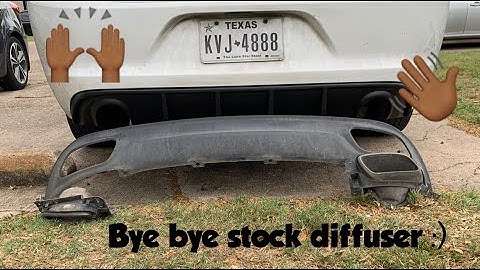 2016 CHARGER R/T REAR DIFFUSER INSTALL!! EASY INSTALL!!