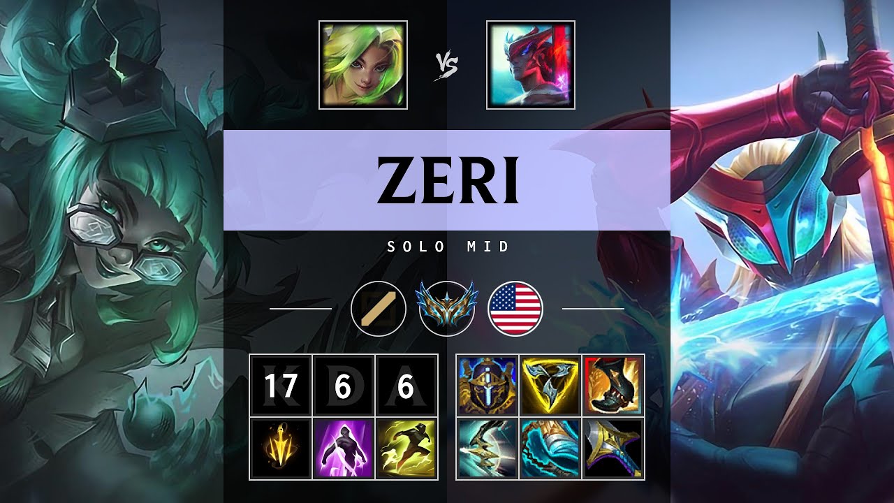 Zeri Mid vs Yone - NA Challenger Patch 25.16