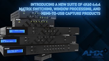 AMX Precis Matrix Switchers & Windowing Processor: Product Overview