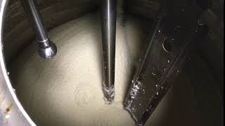 Mashed Potatoes Mixing in a Batch Kettle