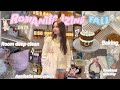🍂🎀 COZY FALL VLOG | room reset, going out, baking & grwm, motivational .⊹