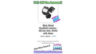 Blink Wired Floodlight Camera - 70% off!