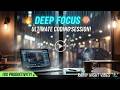 POV: Rainy Cafe Background ☕ Deep Focus Music for Study, Work &amp; Productivity Flow