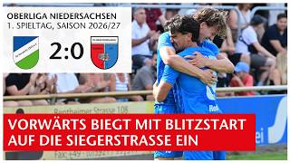 Highlights: Vorwärts Nordhorn vs. Drochtersen/Assel II | Oberliga Niedersachsen 26/27 | GN-Online