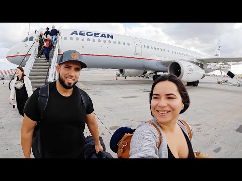 Aegean Airlines - Rome to Santorini | Travel Day