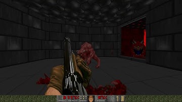 [v 0 .95] Doom Neural Upscale 2X - Ultimate Doom Gameplay 6