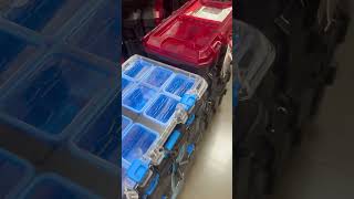 Hart stack $100.0 vs hyper tough three piece mobile storage box $85.00 the hart is wider