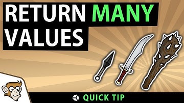 Return Many Values from a Function (Use the C# out keyword - Quick Unity Tip)